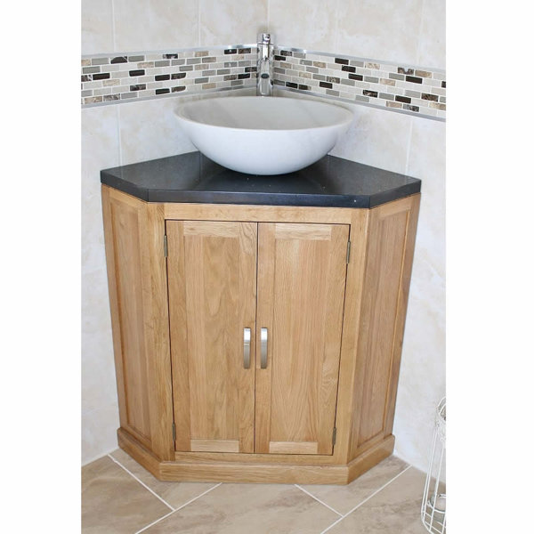 Belfry Bathroom Deck FreeStanding Corner Vanity Unit Wayfair.co.uk